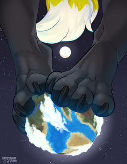 anthro black_claws claws earth feet foot_focus fur growth interplanetary_macro macro male moon outside pawpads paws planet simple_background size_difference size_play solo space tail terra_macro toe_claws kryzyasha vaster_(vaster_the_fox) canid canine fox mammal colored digital_drawing_(artwork) digital_media_(artwork) english_description hi_res