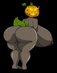 big_breasts big_butt breasts brown_body brown_nipples butt female food for_a_head fruit genitals glistening glistening_body glowing glowing_eyes glowing_mouth huge_breasts leaf leaf_tail looking_at_viewer looking_back looking_back_at_viewer nipples not_furry nude plant pumpkin pumpkin_head pussy rear_view simple_background smile solo tail thick_thighs transparent_background wooden_body marshall123x_(artist) rumpkin_(thehoneybutter) elemental_creature elemental_humanoid flora_fauna humanoid object_head plant_humanoid 2024 absurd_res alpha_channel hi_res