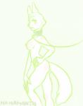 anthro breasts collar female leash nipples nude solo standing submissive submissive_female walking mamamantis elizabeth_goldwyn domestic_cat felid feline felis mammal 2014 digital_drawing_(artwork) digital_media_(artwork) green_and_white monochrome