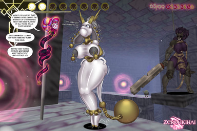 3d_background anthro areola armbinder ball_gag ball_stretcher ballet ballet_boots balls bdsm bell big_balls big_gag big_penis binder_(restraint) black_areola black_nipples bondage bondage_gear boots bound captured challenge clothing collar dancewear dream dream_breaker_(pseudoregalia) fantasy female footwear forced_bondage gag genitals group gynomorph handle_bars hobble_dress hobble_skirt hud huge_balls huge_hips huge_penis huge_thighs hyper hyper_hips hyper_thighs imminent_rape imminent_sex intersex jester jingle_bell latex latex_clothing latex_hood latex_mask magic mask melee_weapon nightmare nipple_piercing nipple_ring nipples penis piercing posture_collar restraints ring_piercing screencap screencap_background shoes small_waist sword text thick_thighs tricked trio weapon white_latex wide_hips zerofenrir pseudoregalia strong_eyes_(pseudoregalia) sybil_(pseudoregalia) zero_(zerofenrir) bovid caprine goat humanoid lagomorph leporid mammal rabbit 3:2 3d_(artwork) digital_media_(artwork) english_text hi_res mixed_media trans_(lore) trans_woman_(lore)