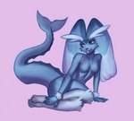 anthro barefoot blep blue_body blue_fur breasts cheek_tuft facial_tuft featureless_breasts feet female fin fur fusion heart_eyes heart_symbol long_ears looking_away nude pink_eyes pokemon_fusion simple_background sitting solo tail tail_fin tongue tongue_out tuft ciel.chevalier nintendo pokemon pokemon_infinite_fusion fan_character vaporunny_(japeal) eeveelution generation_1_pokemon generation_4_pokemon hybrid lagomorph lopunny mammal pokemon_(species) vaporeon 2023 digital_media_(artwork) hi_res