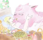 absurd_res burger duo eating eating_during_sex eating_food fast_food female food food_fetish food_play generation_1_pokemon hi_res huge_filesize human interspecies larger_female male male/female mammal morbidly_obese morbidly_obese_female nintendo nude obese obese_female overweight overweight_female pizza pokemon pokemon_(species) pokephilia sandwich_(food) size_difference tapirclip volo_(pokemon) wigglytuff