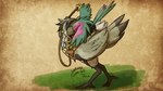 16:9 anthro anthro_prey ardeas armor avian avian_feet avian_pred beak biped bird blue_body blue_eyes body_in_mouth chocobo clothing duo feathered_crest feathered_wings feathers feral feral_pred final_fantasy galliform green_eyes grey_body gyro_feather gyrotech head_crest head_first hi_res in_mouth mace male male_pred male_prey melee_weapon oral_vore partially_inside peafowl phasianid pink_body same_size_vore scarf silent_e square_enix stretched_mouth tail tail_feathers vore weapon white_body widescreen winged_arms wings