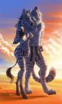anthro beach bikini couple duo equine feline female hyhlion interspecies male mammal predator/prey_relations seaside smile straight stripes sunset swimsuit tiger white_tiger zebra
Rating: Safe
Score: 26
User: Sarkastodon
Date: April 04, 2014