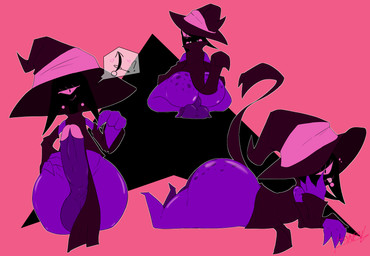 1_eye balls big_balls big_butt big_penis butt clothed clothing crouching curvy_figure erection gender_symbol genitals hat headgear headwear hidden_face looking_at_viewer looking_back lying magic_user male male/male_symbol male_symbol not_furry on_front penis sexuality_symbol shadow_face shortstack shortstack_male simple_background smile solo symbol wide_hips witch witch_hat conditional_dnp feelin_synful devoid_(kingofacesx) ghost humanoid imp spirit 2021 digital_media_(artwork) hi_res signature unavailable_at_source