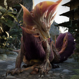 arm_tuft bestiality blurred_background bodily_fluids bubble building claws cum curved_penis detailed_background dominant dominant_feral dominant_male duo erection eyes_closed fangs feet feral feral_on_top fin finger_claws fluffy fluffy_chest fluffy_tail frottage fur genital_fluids genitals grass hair hand_holding hand_on_arm hand_on_head holding_head human_on_feral humanoid_genitalia humanoid_penis imminent_sex interspecies larger_feral larger_male legs_around_partner legs_up long_claws long_neck looking_pleasured male male/male male_feral male_human male_on_feral male_on_human nude on_ground on_top open_mouth outside penile penis penis_size_difference penises_touching pillow pink_body pink_scales pinned pinned_to_ground plant purple_body purple_fur rock ruins scales sex sharp_teeth size_difference smaller_human smaller_male snout spread_legs spreading submissive submissive_human submissive_male suds tail tapering_penis teeth toe_claws tongue tree tuft water white_body white_scales yellow_nose yellow_penis yellow_tongue ivorylagiacrus capcom monster_hunter human leviathan_(mh) mammal mizutsune scalie 1:1 2026 3d_(artwork) absurd_res blender_(artwork) blender_cycles_(artwork) digital_media_(artwork) hi_res