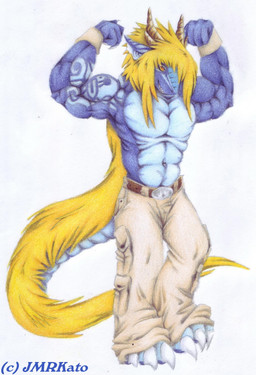 3_toes 5_fingers anthro belly belt big_feet blue_body blue_scales buckles buttons caleb_magness chinese_dragon claws clothed clothing dragon flexing fluffy fur hair horn jmrkato kato leather long_hair long_tail looking_at_viewer male muscles navel orange_eyes orange_hair pants pawpads paws pointy_ears pose presenting ripped scalie smile smirk solo standing stare tattoo teeth toes tuft wristband
Rating: Safe
Score: 4
User: CalebMagness
Date: March 03, 2015 3_toes 5_fingers anthro belly belt big_feet blue_body blue_scales buckles buttons caleb_magness chinese_dragon claws clothed clothing dragon flexing fluffy fur hair horn jmrkato kato leather long_hair long_tail looking_at_viewer male muscles navel orange_eyes orange_hair pants pawpads paws pointy_ears pose presenting ripped scalie smile smirk solo standing stare tattoo teeth toes tuft wristband
Rating: Safe
Score: 4
User: CalebMagness
Date: March 03, 2015