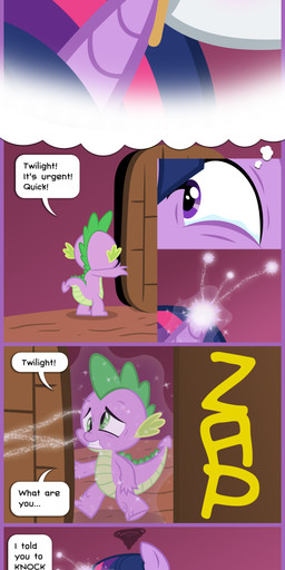 2011 blush comic cutie_mark dragon english_text equine female feral friendship_is_magic hair horn horse imagination innuendo lesbian male mammal multi-colored_hair my_little_pony pony rarity_(mlp) spike_(mlp) text thexxxx tongue twilight_sparkle_(mlp) unicorn
Rating: Safe
Score: 9
User: Falord
Date: September 18, 2012