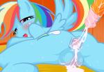 2013 after_sex anal anus blue_fur cum cutie_mark equine erection faceless_male female friendship_is_magic fur gaping gaping_anus hair horse looking_back lying male mammal multi-colored_hair my_little_pony nude on_front pegasus penis pony purple_eyes pussy rainbow_dash_(mlp) rainbow_hair spread_legs spreading straight sweat wings zat
Rating: Explicit
Score: 26
User: Falord
Date: December 23, 2013