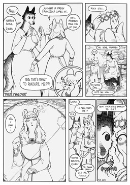 anthro blush bowing clothed clothed_anthro clothed_female clothing cross-popping_vein dialogue duo eyes_closed female fully_clothed fully_clothed_anthro fully_clothed_female fur gesture hair hand_gesture holding_object inside jewelry looking_at_another looking_at_mirror looking_at_object medieval mirror necklace squeaking tail text thumbs_up mia_cain ljuba vesna_(mia_cain) canid canine canis mammal mouse murid murine rodent wolf absurd_res artist_name black_and_white comic english_text hatching_(art) hi_res monochrome shaded