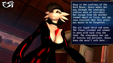 black_choker black_clothing black_dress black_hair black_jewelry black_necklace breasts choker cleavage clothed clothed_female clothed_humanoid clothing dress female hair jewelry latex latex_choker latex_clothing latex_dress necklace red_eyes solo text white_body psikokinetic warfaremachine_(modeler) nintendo pokemon asura_(psikokinetic) gardevoir generation_3_pokemon humanoid pokemon_(species) 16:9 2024 3d_(artwork) 4k absurd_res digital_media_(artwork) english_text hi_res source_filmmaker_(artwork) story widescreen