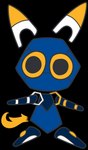 ambiguous_gender anthro blue_body machine mascot silly simple_background solo tail toony transparent_background yellow_eyes gooblie_2 e621 esix android domestic_cat felid feline felis mammal robot alpha_channel hi_res