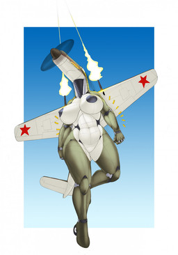 aircraft airplane anthro areola back_wings big_nipples breasts cockpit curvy_figure featureless_crotch female firing_weapon flying green_body gun machine metallic_body nipples not_furry nude nude_anthro nude_female propeller ranged_weapon shell_(projectile) shooting simple_background solo tail thick_thighs vehicle voluptuous weapon wheel wheel_feet white_body wide_hips wings ndragon3 aeromorph living_aircraft living_machine living_vehicle robot digital_media_(artwork) hi_res