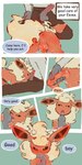 1:2 anus bestiality bottomwear clothed clothing comic dialogue duo eeveelution english_text erection fellatio feral feral_penetrated flareon floofyskydraws generation_1_pokemon genitals good_boy hi_res holding_penis human human_on_feral human_penetrating human_penetrating_feral humanoid_genitalia humanoid_genitalia_on_feral humanoid_penis humanoid_penis_on_feral interspecies kneeling licking looking_at_genitalia looking_at_penis male male/male male_on_feral male_penetrated male_penetrating male_penetrating_male mammal nintendo open_bottomwear open_clothing open_pants oral oral_penetration pants penetration penile penis penis_lick pokemon pokemon_(species) pokemon_speak pokephilia rear_view sex simple_background sitting text tongue