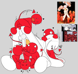 adult_on_young age_difference anal anal_penetration anthro anus ass_up backsack balls belly belly_markings blush blush_stickers bodily_fluids butt cross cute_fangs dominant dominant_male dominant_young facial_markings fangs featureless_feet featureless_hands feet fellatio forehead_markings from_behind_position gangbang genital_fluids genitals group group_sex head_markings heart_symbol horn kneeling larger_male larger_penetrated larger_sub long_ears male male/male male_penetrated male_penetrating male_penetrating_male markings nude older_male older_penetrated open_mouth open_smile oral oral_penetration orgy penetrating_while_penetrated penetration penile penile_penetration penis penis_in_ass penis_in_mouth perching_position plushie precum precum_in_ass red_body red_eyes saliva saliva_on_penis seam_(sewing) sex shota size_difference smaller_male smile spade_tail spitroast submissive submissive_anthro submissive_male tail tears tears_of_pleasure teeth white_body white_horn yellow_belly young young_male younger_dom_older_sub younger_male renata-young unknown_artist unknown_person bunny_bunny_(renata-young) animate_inanimate demon lagomorph leporid living_plushie mammal rabbit aliasing digital_media_(artwork) reference_image