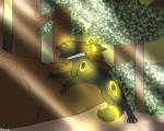 2014 absurd_res ambiguous_gender backlash91 black_nose claws collar crying eeveelution feral glowing hi_res leash nintendo nipples open_mouth outside pokémon red_eyes solo tears toe_claws tongue tree umbreon video_games
Rating: Safe
Score: 0
User: Finchmaster
Date: April 17, 2014