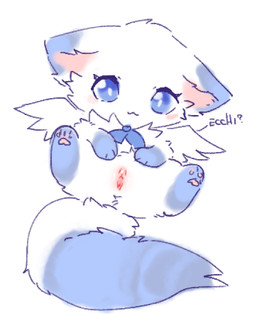 blue_body blue_eyes blue_fur blush blush_stickers cat_smile chest_tuft clitoral_hood dipstick_ears ear_markings feathered_wings feathers female female_feral feral front_view fur fur_tuft genitals leg_markings looking_at_viewer markings multicolored_body multicolored_ears multicolored_fur noseless paws presenting presenting_vulva quadruped simple_background socks_(marking) solo tuft two_tone_body two_tone_fur vulva white_background white_body white_fur wings kirichiiii domestic_cat felid feline felis mammal 2024 digital_drawing_(artwork) digital_media_(artwork) flat_colors
