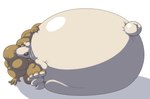 4_fingers 4_toes anthro belly belly_expansion big_belly big_feet big_muscles big_nipples big_pecs black_nose bleach_(series) bodily_fluids bottle brown_body brown_fur brown_nipples canid canine canis chest_tuft container eggo21 expansion feet fingers fur growth hand_on_belly huge_belly huge_muscles huge_pecs hyper hyper_belly hyper_muscles hyper_nipples immobile leaning_on_arm looking_at_belly love_handles male mammal muscle_growth musclegut muscular muscular_anthro muscular_male navel nipples nude obese obese_anthro obese_male outie_navel overweight overweight_anthro overweight_male pecs sajin_komamura simple_background sitting solo toes tuft weight_gain white_background white_belly wolf yellow_sclera