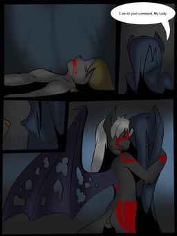 anthro corpse dark death duo female kissing male membrane_(anatomy) membranous_wings tail wings unknown_artist destinas canid canine fox ghost mammal spirit undead 3:4 comic digital_media_(artwork)