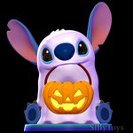 3d_modeling 3d_print anthro black_eyes blue_body blue_pawpads ears_up ghost_costume holidays jack-o'-lantern male notched_ear pawpads simple_background sitting smile solo sillytoys disney halloween lilo_and_stitch stitch_(lilo_and_stitch) alien experiment_(lilo_and_stitch) 1:1 2024 3d_(artwork) artist_name digital_media_(artwork) hi_res watermark