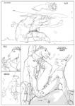 anal anal_penetration anthro anvil_position arm_support balls bear border bulge canid canine canis cigarette clothed clothing comic decapitation domestic_dog duo english_text erection erection_under_clothing footwear from_front_position furronika genitals greyscale headgear headwear hi_res knife legs_up long_ears male male/male male_penetrated male_penetrating male_penetrating_male mammal melee_weapon monochrome monster mostly_nude muscular muscular_male nude penetration penis plantigrade sex smoke smoking sword tad_(furronika) tenting text topless weapon white_border