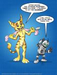 anthro balls clank cooner dialog english_text flaccid happy lombax machine male mechanical nude open_mouth penis ratchet ratchet_and_clank robot sheath text
Rating: Explicit
Score: 16
User: TheTrueLiamay
Date: December 15, 2013