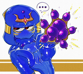 6_toes accessory ambiguous_gender anthro anus barefoot belly blue_body butt claws digitigrade feet foot_fetish foot_focus glistening glistening_body glistening_skin grumpy looking_aside lying markings nipples not_furry nude on_back pawpads paws presenting red_eyes short_stack simple_background soles solo sparks tail toes shugariosa alien animal_humanoid cephalopod cephalopod_humanoid humanoid marine marine_humanoid mollusk mollusk_humanoid squid_humanoid absurd_res hi_res