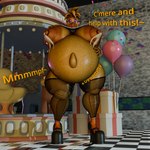 anthro areola beak belly big_belly big_breasts bodily_fluids breasts female hair huge_breasts lactating machine milk nipples nude pregnant pregnant_anthro pregnant_female solo text thick_thighs anonymousfm five_nights_at_freddy's five_nights_at_freddy's_2 scott_cawthon scottgames toy_chica_(fnaf) animatronic avian bird chicken galliform gallus_(genus) phasianid robot 1:1 3d_(artwork) digital_media_(artwork) english_text hi_res