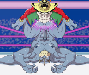 4_arms abs anal anal_penetration anthro anthro_on_anthro anthro_penetrated anthro_penetrating anthro_penetrating_anthro anthrofied audible_ejaculation ball_size_difference balls barazoku biceps big_penis biped blue_glans blue_nipples blush blush_lines bodily_fluids bouncing_penis butt butt_jiggle competition cum cum_in_ass cum_inside cum_on_self cum_splatter cumshot defeat defeat_sex defeated detailed_background dominant dominant_anthro dominant_male duo ejaculation erection fight fighting_ring genital_fluids genital_size_difference genitals glans humanoid_genitalia humanoid_hands humanoid_penis impact_lines jiggling larger_penetrated larger_sub long_penis looking_pleasured male male/male male_penetrated male_penetrating male_penetrating_male manly multi_arm multi_limb multicolored_body muscular muscular_anthro muscular_male nipples nude nude_anthro nude_male orgasm pecs penetration penile penile_penetration penis penis_in_ass penis_size_difference pokemorph public public_nudity public_sex sex sexual_competition sexual_fight simultaneous_orgasms size_difference small_top_big_bottom sound_effects submissive submissive_anthro submissive_male sweat thrusting toony vein veiny_penis wings wrestling hunter-husky nintendo pokemon pokemon_legends_z-a raymond_davis generation_1_pokemon generation_9_pokemon machamp mega_evolution mega_hawlucha pokemon_(species) 2025 animated hi_res short_playtime sound video