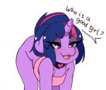 anthro bdsm bottomless clothed clothing dialogue female good_girl hair horn pet_praise petplay praise roleplay simple_background solo text tongue white_background tolsticot friendship_is_magic hasbro my_little_pony mythology twilight_sparkle_(mlp) equid equine mammal mythological_creature mythological_equine unicorn 2018 2d_animation animated english_text frame_by_frame short_playtime