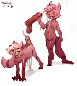 adolescent all_fours anthro balls belly biped black_eyebrows black_nose blush bodily_fluids breasts butt cheek_tuft cum cum_on_arm cum_on_back cum_on_belly cum_on_body cum_on_butt cum_on_face cum_on_hand cum_on_own_penis cum_on_penis cum_on_self cum_on_shoulder cum_string cumshot disembodied_penis duo ejaculation eyebrows eyelashes facial_tuft fangs feet female female_anthro female_focus fingers fur genital_fluids genitals glans green_eyes grey_body grey_ears grey_fur hair half-closed_eyes handjob hot_dogging humanoid_genitalia humanoid_penis loli long_tail male male/female narrowed_eyes navel nipples nude nude_anthro nude_female penile penis plantigrade pregnant pregnant_anthro pregnant_female pupils sex short_hair simple_background slit_pupils small_breasts solo_focus standing tail teeth toes tuft underage_pregnancy vein veiny_penis white_background white_hair young young_anthro young_female mabibabi jun_(mabibabi) domestic_cat felid feline felis mammal 2023 dated hi_res signature