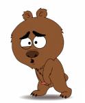 anthro balls biped erection fur genitals hair male nude open_mouth paintjob penis shota simple_background solo white_background young young_anthro third-party_edit brickleberry comedy_central malloy_(brickleberry) bear mammal 2016 absurd_res hi_res