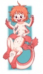 4_arms anthro anus breasts female fin genitals loli multi_arm multi_limb multi_nipple nightmare_fuel nipples pussy simple_background solo spread_legs spreading tail white_background young young_anthro young_female 4n ghibli ponyo_on_a_cliff_by_the_sea ponyo hybrid