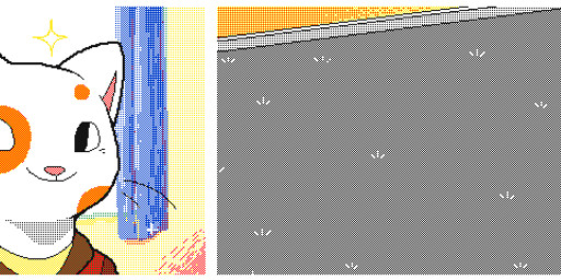 ambiguous_gender animated_gif anthro black_eyes clothed clothing fur looking_aside orange_body orange_fur pink_nose rolling smile solo whiskers white_body white_ears white_fur keke_(artist) domestic_cat felid feline felis mammal animated frame_by_frame multiple_images short_playtime