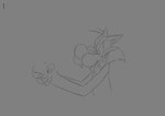 anthro claws eating fur male snarling solo tongue toony toothpick vore nsffinn looney_tunes warner_brothers sylvester_(looney_tunes) domestic_cat felid feline felis mammal animated monochrome short_playtime unfinished