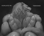 anthro back_muscles black_sclera butt dialogue inviting looking_at_viewer looking_back male muscular muscular_anthro muscular_male nude presenting presenting_hindquarters raised_tail rear_view red_eyes smile solo submissive submissive_male tail text earthist elden_ring fromsoftware blaidd_(elden_ring) canid canine canis mammal wolf 2024 digital_media_(artwork) digital_painting_(artwork) english_text hi_res monochrome