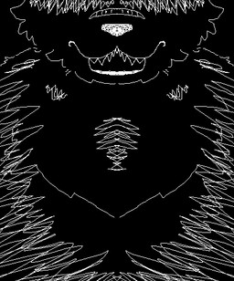 cheek_tuft facial_tuft fur male teeth tuft sosu-the-blue-wolf canid canine canis mammal wolf animated animated_gif black_and_white digital_media_(artwork) low_res monochrome pixel_(artwork) short_playtime