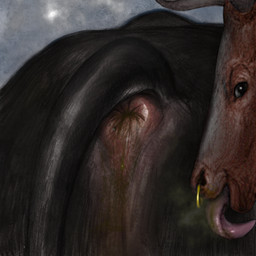 anus bad_breath butt dirty dirty_anus duo facial_piercing feces feral long_tail looking_at_viewer male male/male musk nose_piercing piercing septum_piercing smelly smelly_butt tail tongue tongue_out darkmare arthropod bovid bovine cattle fly_(animal) insect mammal 1:1