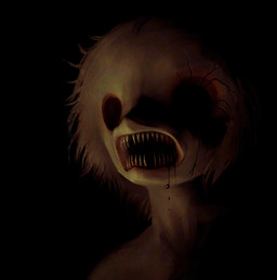 black_background bodily_fluids body_horror drooling empty_eyes fur horror_(theme) male nightmare_fuel open_mouth realistic realistic_shading saliva sharp_teeth simple_background solo teeth yellow_body yellow_fur yellow_teeth jejejunum nil_(jejejunum) humanoid monster monstrous_humanoid 2026 bust_portrait digital_media_(artwork) digital_painting_(artwork) firealpaca_(artwork) hi_res painting_(artwork) portrait