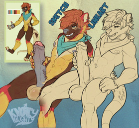 abs anthro ball_tuft balls big_penis ear_piercing genitals huge_penis hyper hyper_genitalia hyper_penis kerchief male male/male masturbation muscular muscular_male navel neckerchief neckwear nipples penis piercing saggy_balls solo tuft knottynaughty rebel_nightwolfe american_opossum mammal marsupial virginia_opossum hi_res unfinished