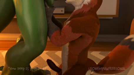 animal_genitalia animal_penis anthro ball_fondling balls big_penis deep_throat duo equine_genitalia equine_penis fellatio fondling genitals huge_penis humanoid_genitalia humanoid_penis inside kneeling looking_at_viewer male male/male nude oral oral_penetration penetration penile penis penis_size_difference sex leonthepawfessional mythology canid canine dragon fox mammal mythological_creature mythological_scalie scalie 16:9 3d_(artwork) 3d_animation animated digital_media_(artwork) hi_res huge_filesize long_playtime no_sound video widescreen
