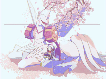 ambiguous_feral ambiguous_gender biped branch cherry_blossom closed_smile clothed clothed_female clothed_human clothing drawing_(action) duo female female_human feral flower larger_feral looking_at_another mouth_closed mouthless pencil_(object) petals plant prunus_(flower) quadruped red_eyes simple_background sitting size_difference smaller_human smile tree white_background umearamy nintendo pokemon pokemon_legends_arceus dawn_(pokemon) generation_8_pokemon human legendary_pokemon mammal origin_forme_palkia pokemon_(species) 2024 4:3 absurd_res digital_drawing_(artwork) digital_media_(artwork) hi_res