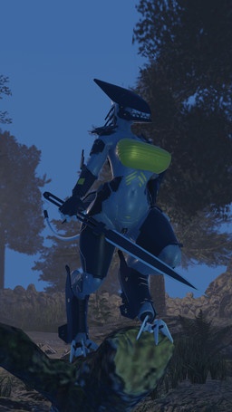 anthro anthrofied armor artificial_intelligence bodysuit breasts censored_genitalia censored_vulva claws clothed clothing female female_anthro forest genitals machine melee_weapon metallic_body nipples nude nude_anthro nude_female outside plant skimpy skinsuit solo sword teeth_showing tight_clothing toe_claws tree unconvincing_armor vulva weapon void_dragon216 konami metal_gear metal_gear_rising:_revengeance platinumgames blade_wolf android canid canine canis mammal robot wolf 3d_(artwork) 9:16 censored digital_media_(artwork) hi_res slideshow