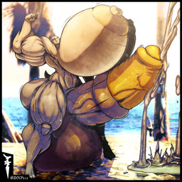 animal_genitalia animal_penis balls beach big_balls big_breasts big_muscles big_penis bodily_fluids breasts cum equine_genitalia equine_penis erection excessive_cum excessive_genital_fluids genital_fluids genitals growth huge_balls huge_breasts huge_muscles huge_penis hyper hyper_balls hyper_breasts hyper_genitalia hyper_muscles hyper_penis intersex muscular nipples nude penis thick_thighs vein veiny_penis white_body dnp101 amphibian frog 1:1