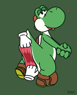 animal_genitalia cloaca enjoying genitals green_background male raised_tail simple_background solo stretched_anus stretching stretching_butt stretching_cloaca tail tailbutt thick_tail tongue tongue_out squishet mario_bros nintendo green_yoshi yoshi 2d_animation animated frame_by_frame hi_res loop no_sound short_playtime webm