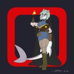 anthro female mac-daddy dhampir fish hybrid marine shark vampire 1:1 absurd_res hi_res