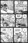 2017 4_fingers angry anthro bed bedroom big_eyes black_eyebrows bodily_fluids borba bottomwear boxers_(clothing) breasts buckteeth canid canine clothed clothing comic countershade_fur countershade_tail countershading curtains detailed_background dialogue dipstick_ears dipstick_tail disney door duo emanata english_text eyebrows eyelashes eyes_closed facial_markings female fingers fox fully_clothed fur furniture gloves_(marking) half-closed_eyes head_markings hi_res hotpants inside judy_hopps lagomorph leg_markings leporid long_ears lying male mammal markings monochrome motion_lines multi_tone_fur multicolored_body multicolored_ears multicolored_fur muzzle_(marking) narrowed_eyes nick_wilde noses_touching occult_symbol on_side on_top open_mouth pentagram photo rabbit red_fox saliva saliva_string sharp_teeth shirt short_tail shorts sleeping small_breasts snoring snout snout_markings socks_(marking) speech_bubble standing surprise sweat sweatdrop symbol tail tail_markings tank_top teeth text topless topwear true_fox underwear white_body white_countershading wide_eyed zootopia