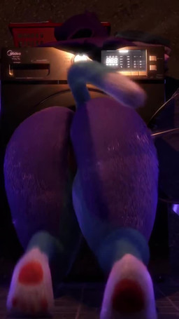 3_toes anthro appliance big_butt blue_body blue_fur butt butt_focus digitigrade faceless_anthro faceless_character faceless_female feet female fur genitals glistening glistening_body glowing heel_pad helpless huge_butt huge_thighs inside laundry_machine palmorph particles pawpads pink_pawpads purple_body purple_fur realistic_fur rear_view solo spread_legs spreading stuck stuck_in_washing_machine tail tail_motion thick_thighs toes vulva washing_machine wide_hipped_anthro wide_hipped_female wide_hips mrs_dexie furromantic_(modeler) palworld pocketpair katress_(furromantic) felid feline katress mammal pal_(species) 3d_(artwork) 3d_animation 9:16 animated digital_media_(artwork) hi_res high_framerate no_sound short_playtime video