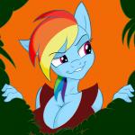 2013 alpha_channel animated anthro anthrofied big_breasts blue_fur blur breasts cleavage clothed clothing dat_grin equine female focus_blur friendship_is_magic front fur grin hair horse huge_breasts jrvanesbroek mammal multi-colored_hair my_little_pony naughty_face outside pink_eyes playful pony purple_eyes rainbow_dash_(mlp) rainbow_hair raised_eyebrow rape_face shirt short_hair smile smirk solo standing toony
Rating: Questionable
Score: 28
User: Robinebra
Date: December 22, 2013