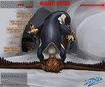 animal_genitalia avian_butt bdsm bodily_fluids bondage bound butt_sniffing cloaca cuckold defeated dominant facesitting failed_attempt feet feral fight game_over gameplay_mechanics genital_fluids genitals gui health_bar humiliation male male/male plap precum sitting_on_another sniffing talons text toes ferobird sawyer_(ferobird) accipitrid accipitriform avian bird eagle golden_eagle king_penguin penguin true_eagle english_text hi_res